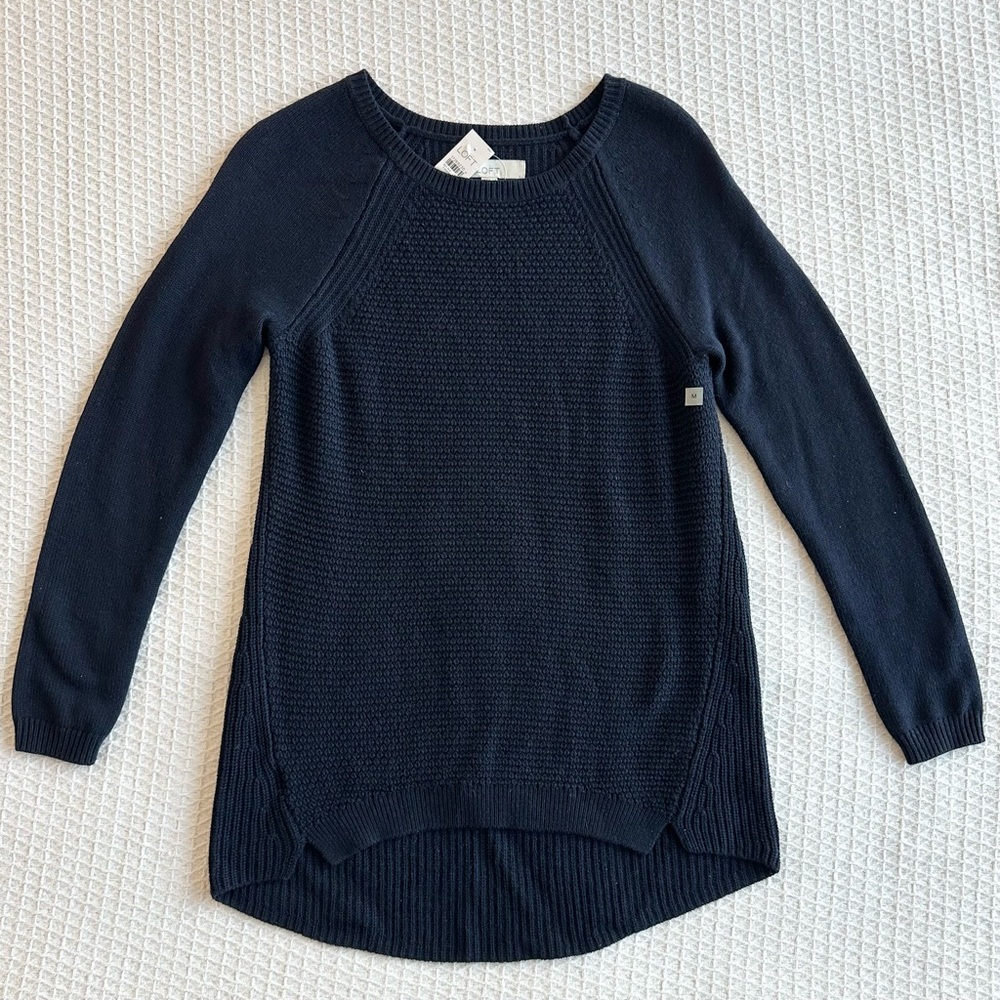 NWT LOFT navy sweater